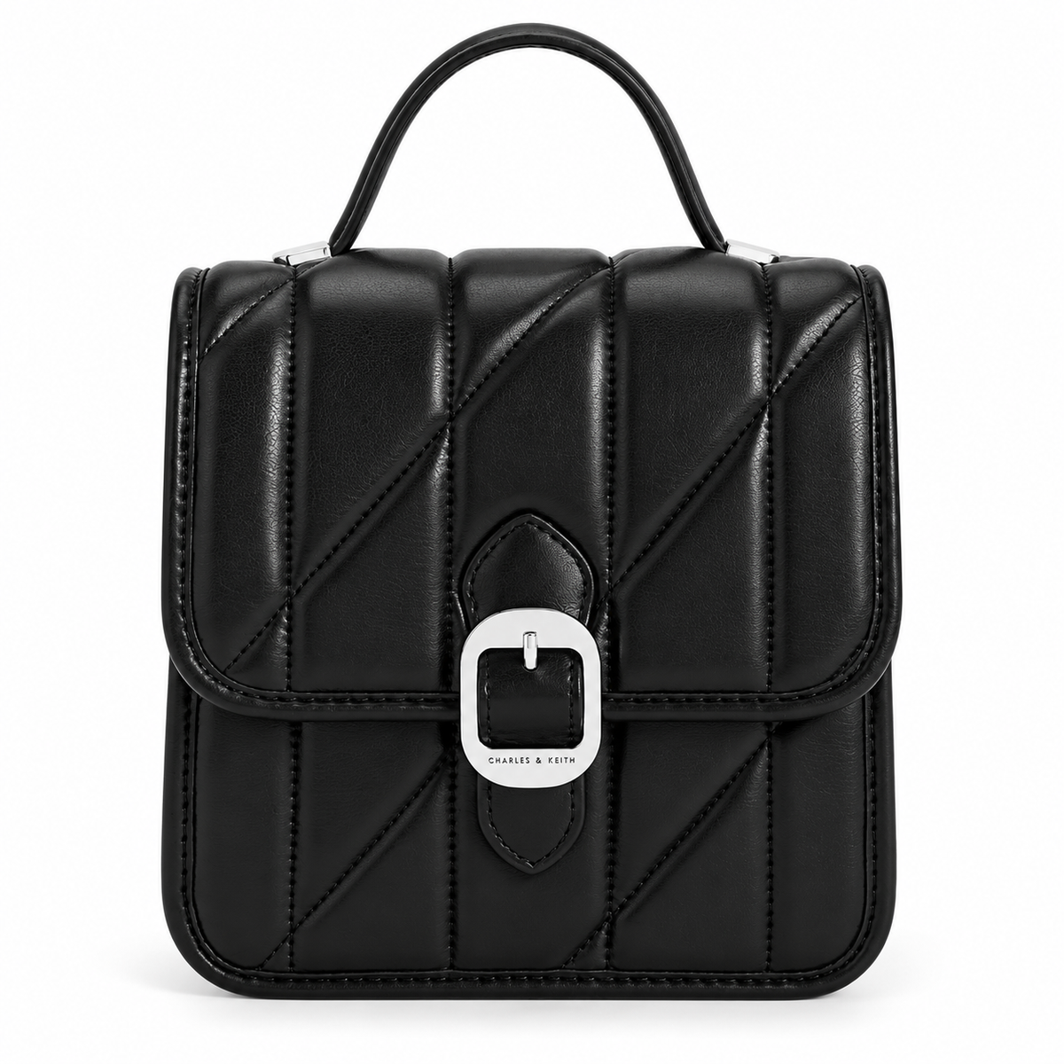 CH&K Quilted Convertible Mini Bag – Brown
