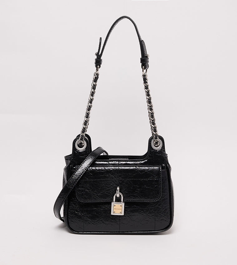SUKI Textured Shoulder Bag