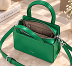 CH&K Emerald Green Mini Top Handle Bag