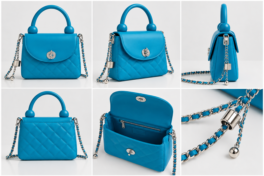 Top Handle Circle Bag.