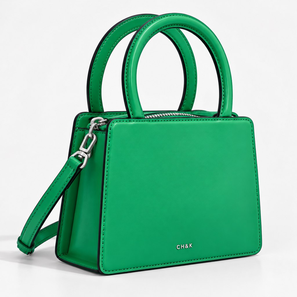 CH&K Emerald Green Mini Top Handle Bag