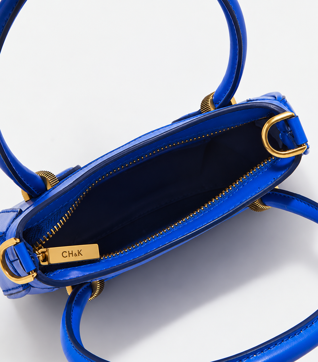 CH&K Mini Top Handle Bag – Royal Blue