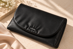 CH&K Soft Ruched Clutch Bag – Black