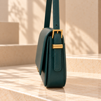 CH&K Elegant Teal Green Shoulder Bag