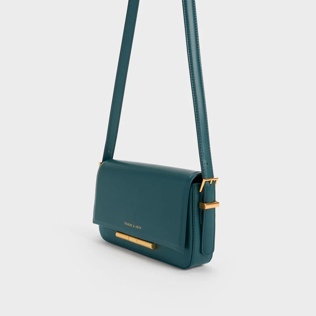 Classic Flap Crossbody Bag – Teal