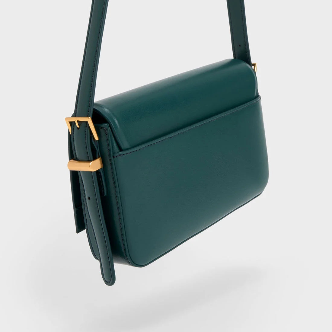 Classic Flap Crossbody Bag – Teal