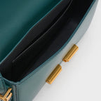 Classic Flap Crossbody Bag – Teal