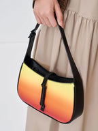 Celia Quilted Double Handle Tote Bag in the aurora colorway