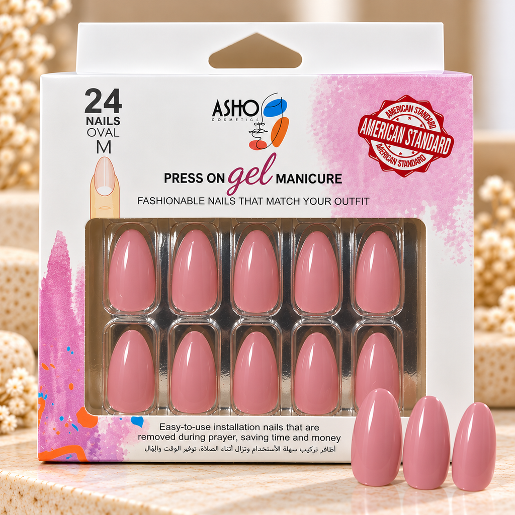 ASHO-Nails-Dusty Rose Pink