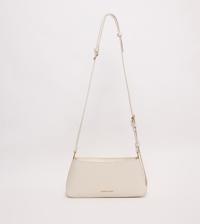 GABINE Leather Crossbody Bag