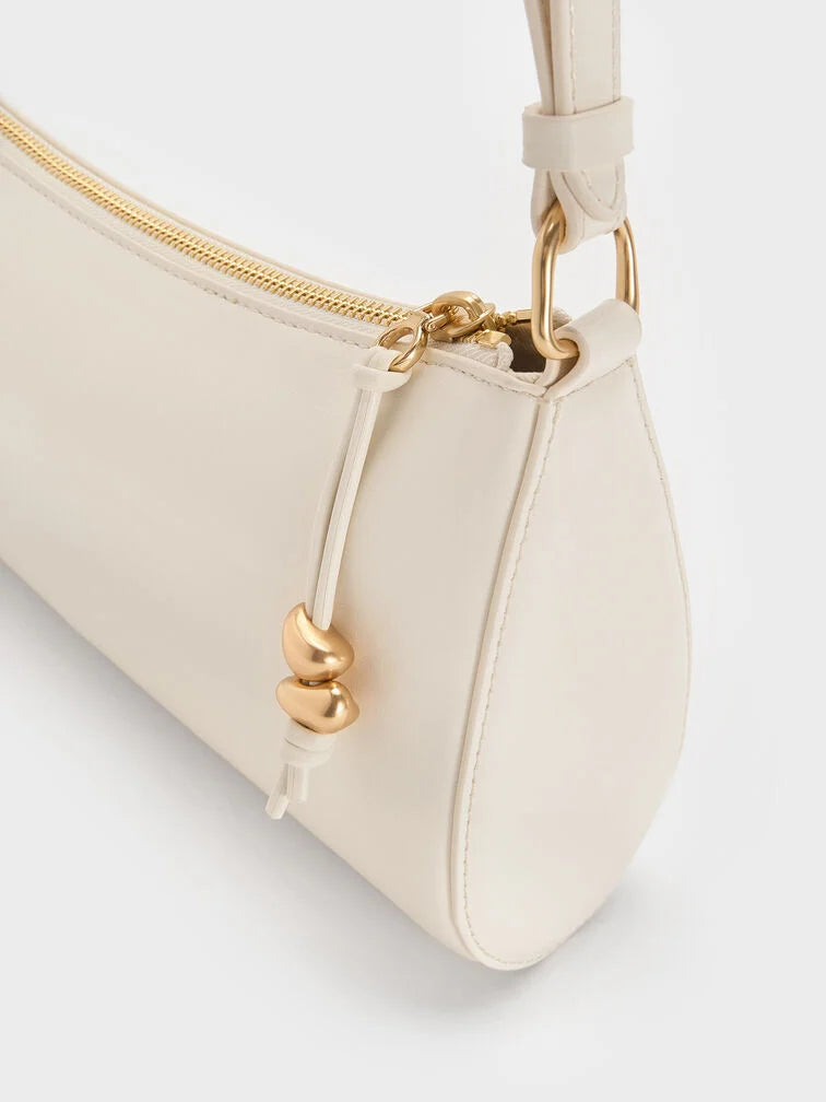 GABINE Leather Crossbody Bag