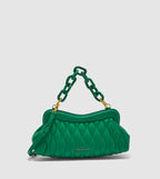 Iva Acrylic Chain Accent Handle Clutch