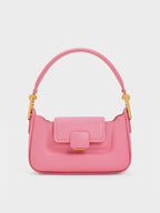 Koa Square Push-Lock Shoulder Bag
