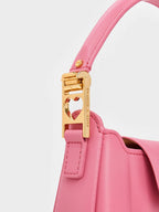 Koa Square Push-Lock Shoulder Bag