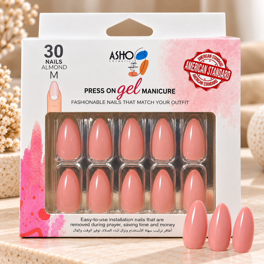 ASHO-Nails-Peachy Rose
