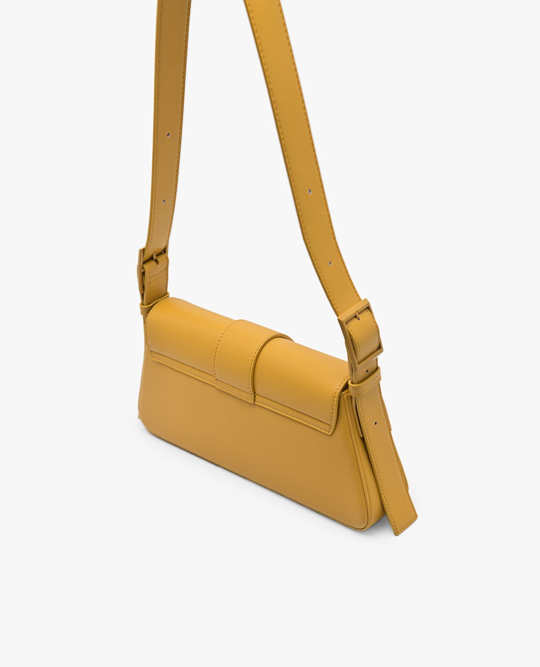 Pedro Capri Mesh Shoulder Bag in a pale yellow color.