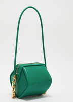 CH&K Sculptural Mini Shoulder Bag – Green & Mustard
