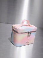 Swirl-Print Vanity Case in multi-color.