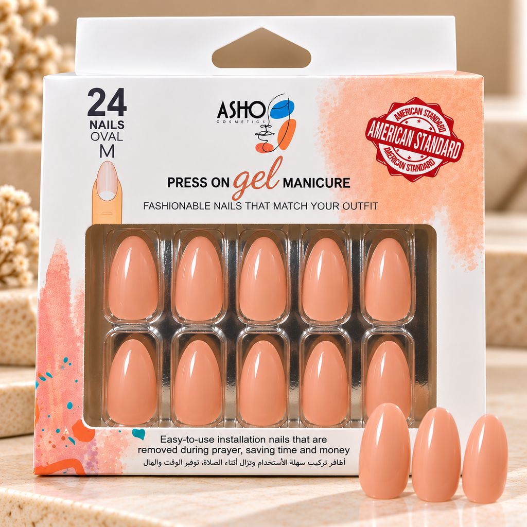 ASHO-Nails-Warm Peach Nude