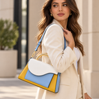 CH&K Colorblock Top Handle Handbag