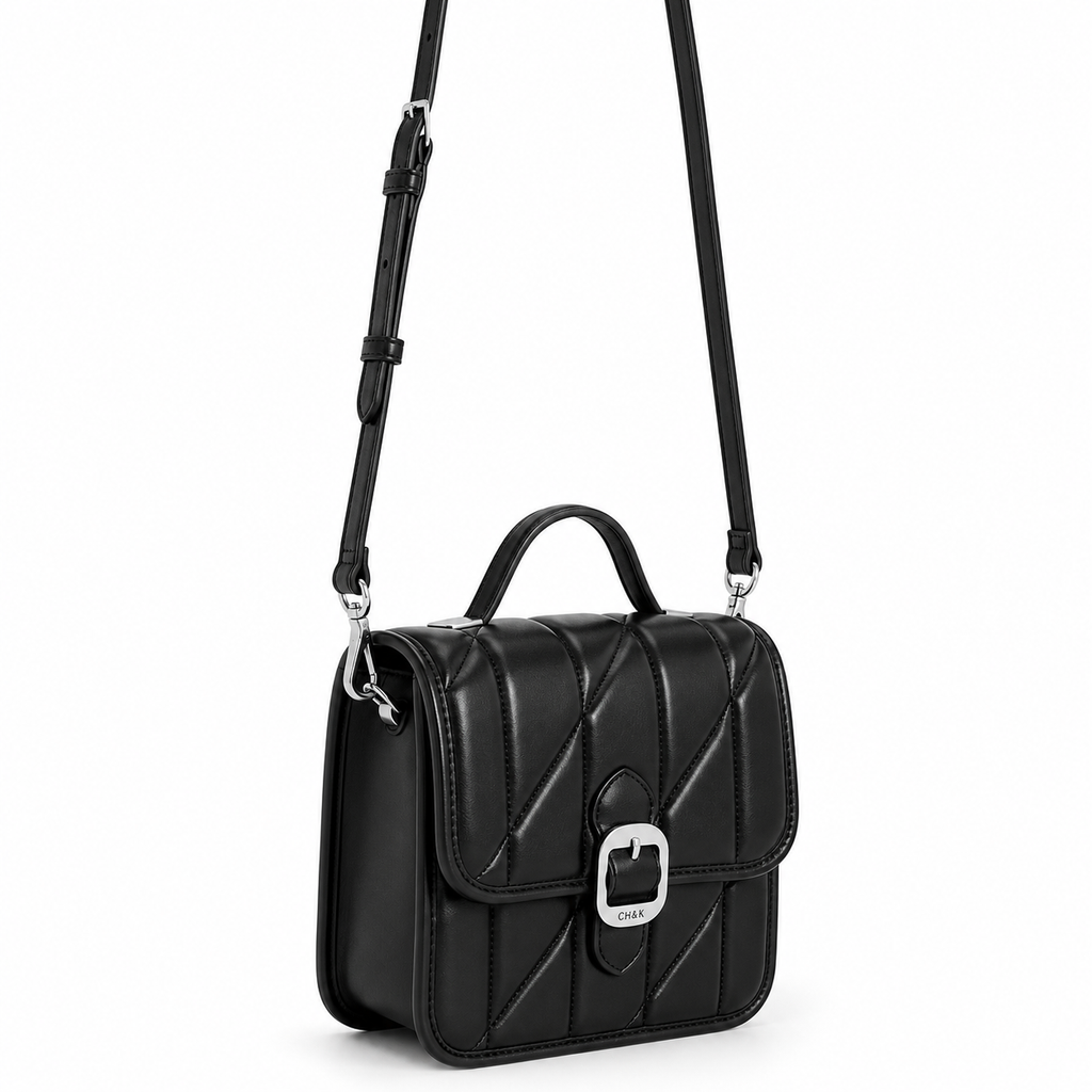 CH&K Quilted Convertible Mini Bag – Brown
