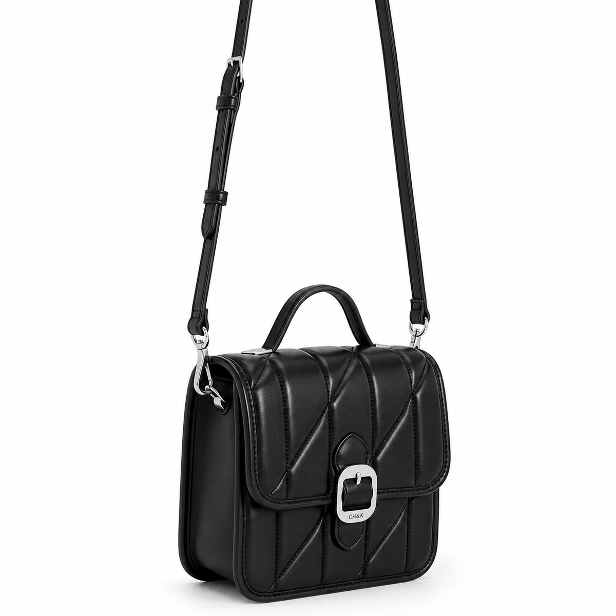 CH&K Quilted Convertible Mini Bag – Brown