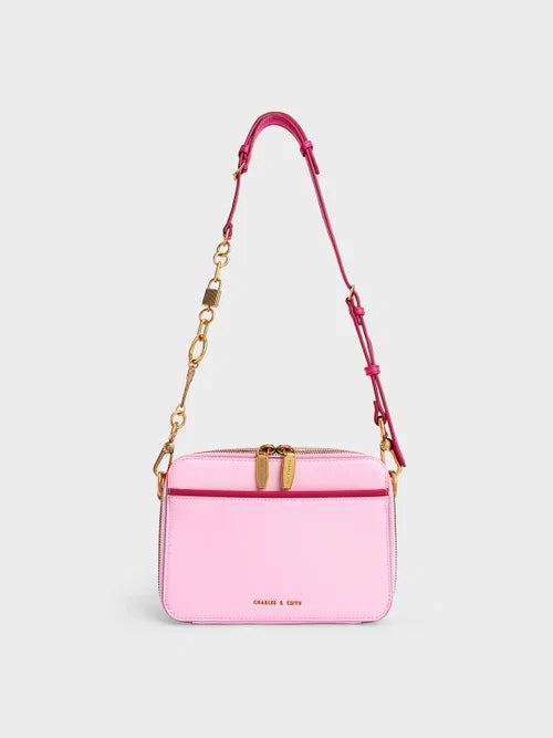 Lock & Key Chain Handle Bag