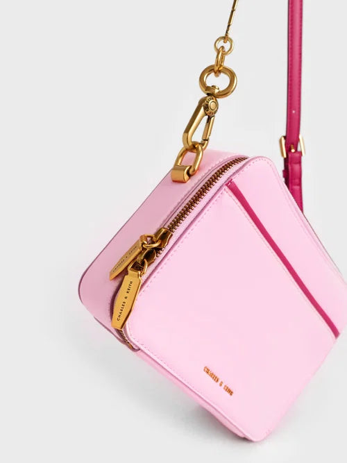 Lock & Key Chain Handle Bag